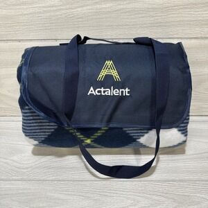 Travel Picnic‎ Beach Camping Fleece Blanket Carry Strap *Unknown Size*